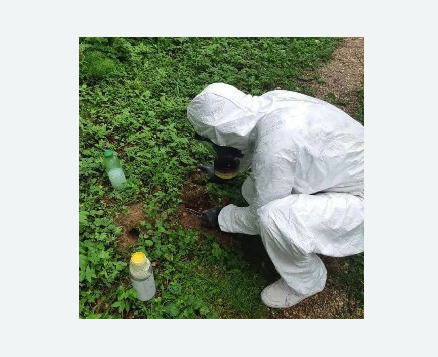 уничтожение кротов на участке уничтожение кротов на участке Московская метро Спб